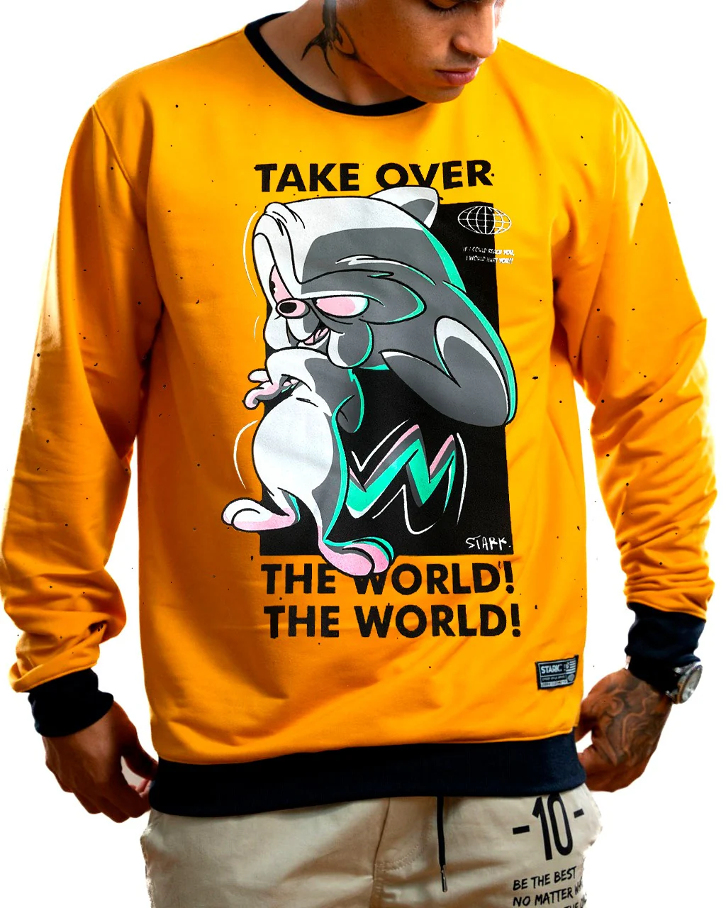 Buzo mostaza cerebro take over