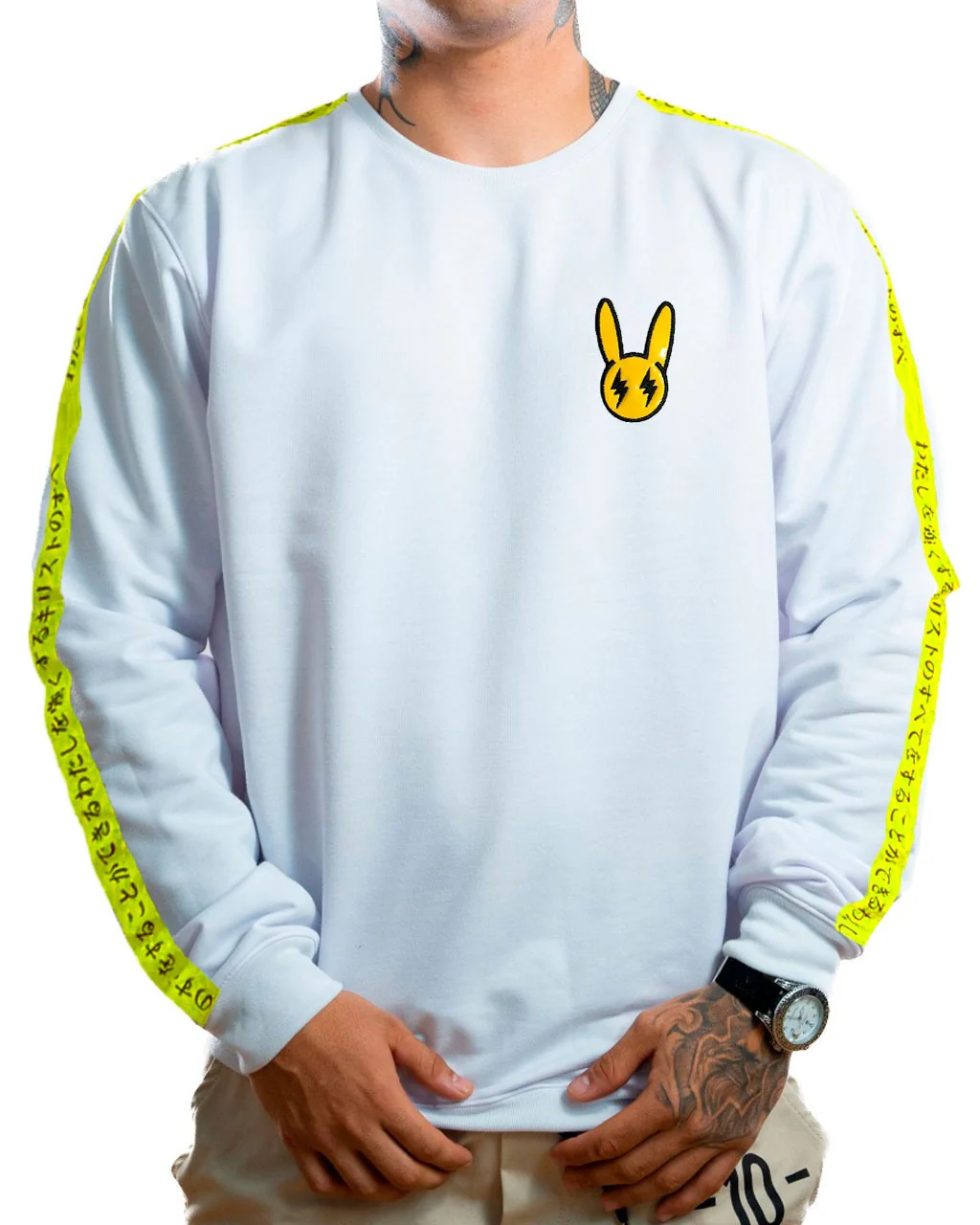 Buzo blanco bunny aplique