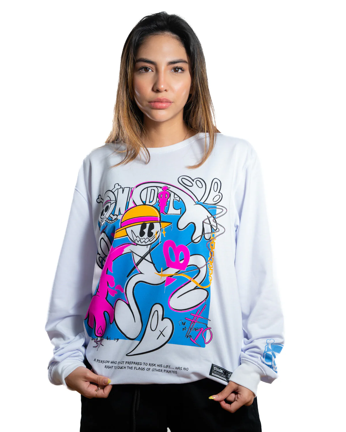Buzo Blanco One Piece Splash - Image 2