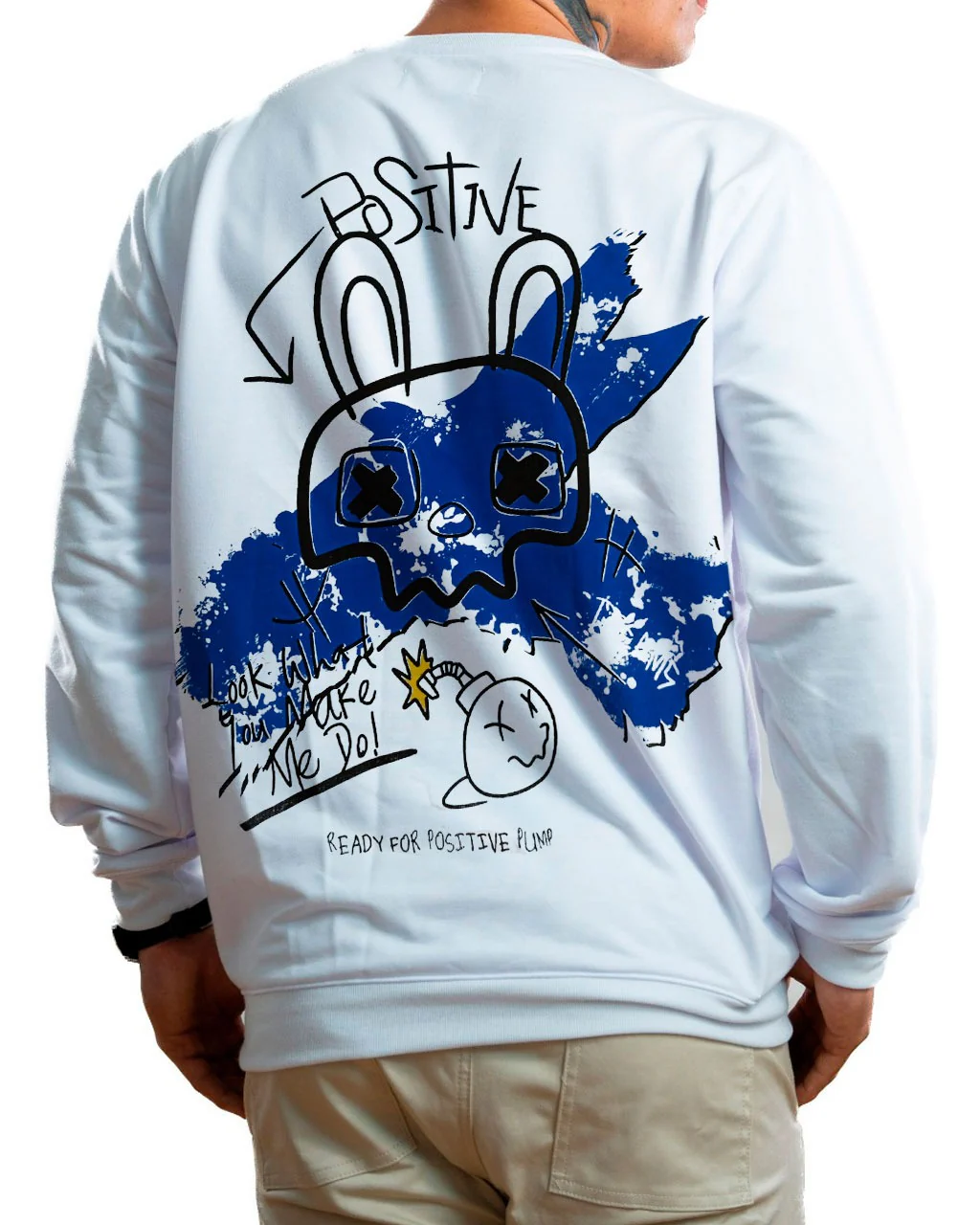 Buzo blanco positive bunny - Image 2