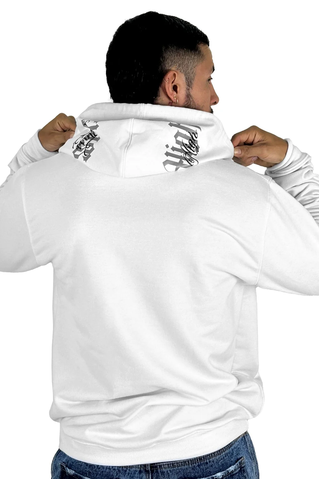 Buzo Capucha Blanco Expensive - Image 2
