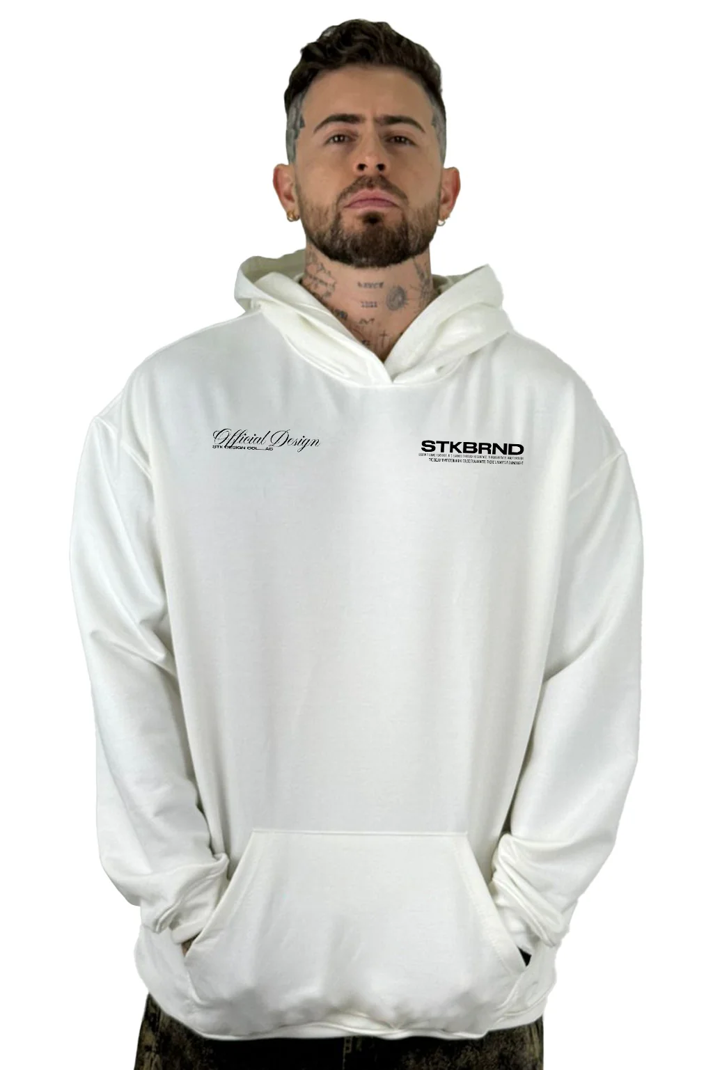 Buzo Capucha Blanco Official Design World - Image 2
