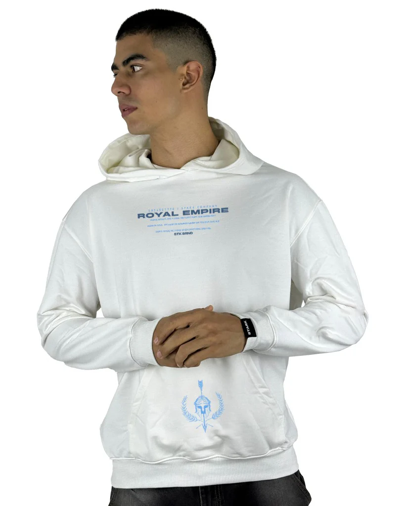 Buzo Capucha Blanco Royal Empire - Image 2