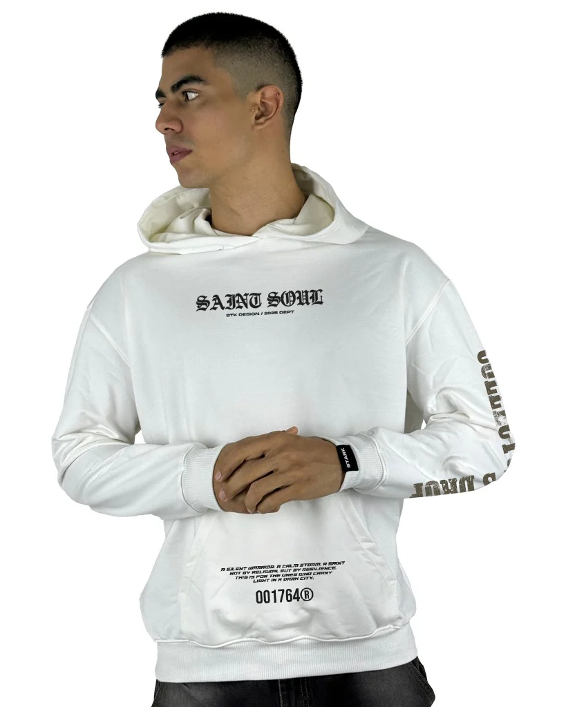 Buzo Capucha Blanco Saint Soul - Image 2