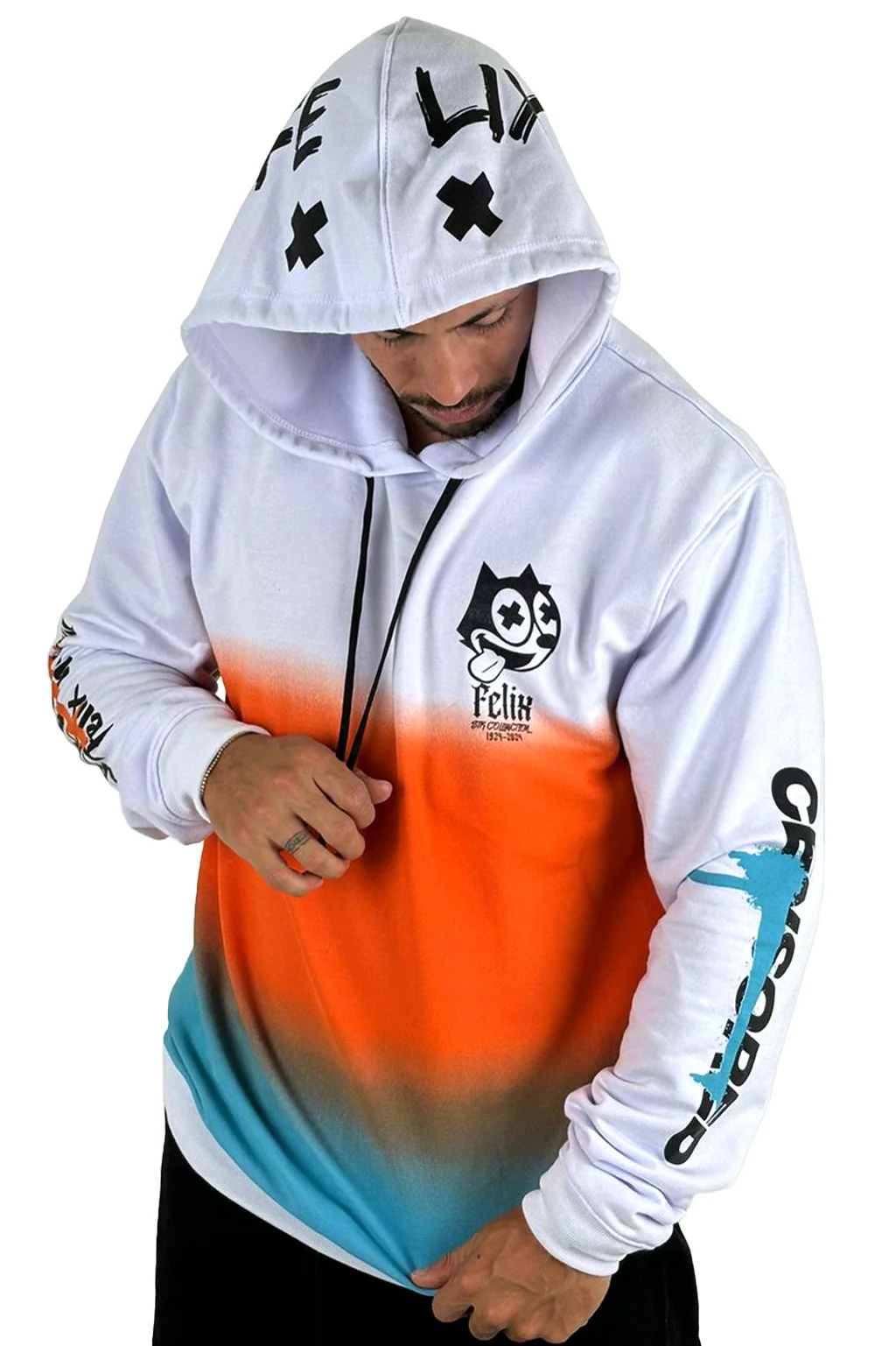 Buzo Capucha Difuminado Felix