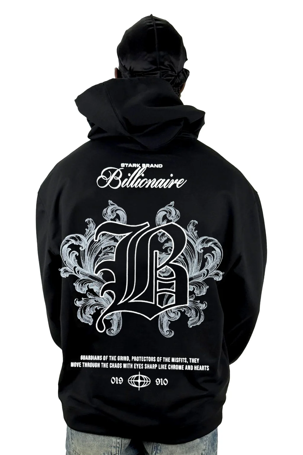 Buzo Capucha Negro Billionaire B