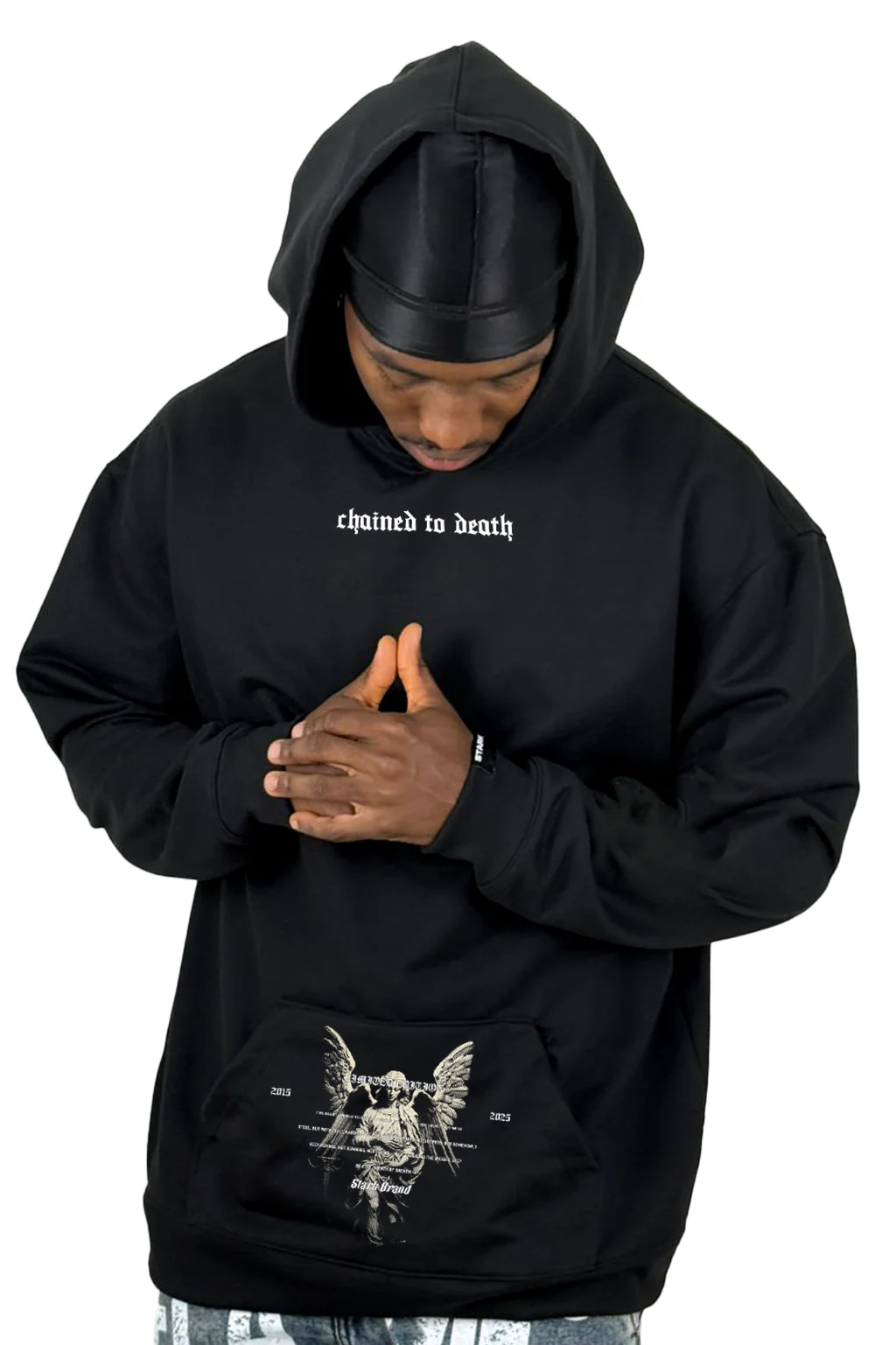 Buzo Capucha Negro Chained To Death - Image 2