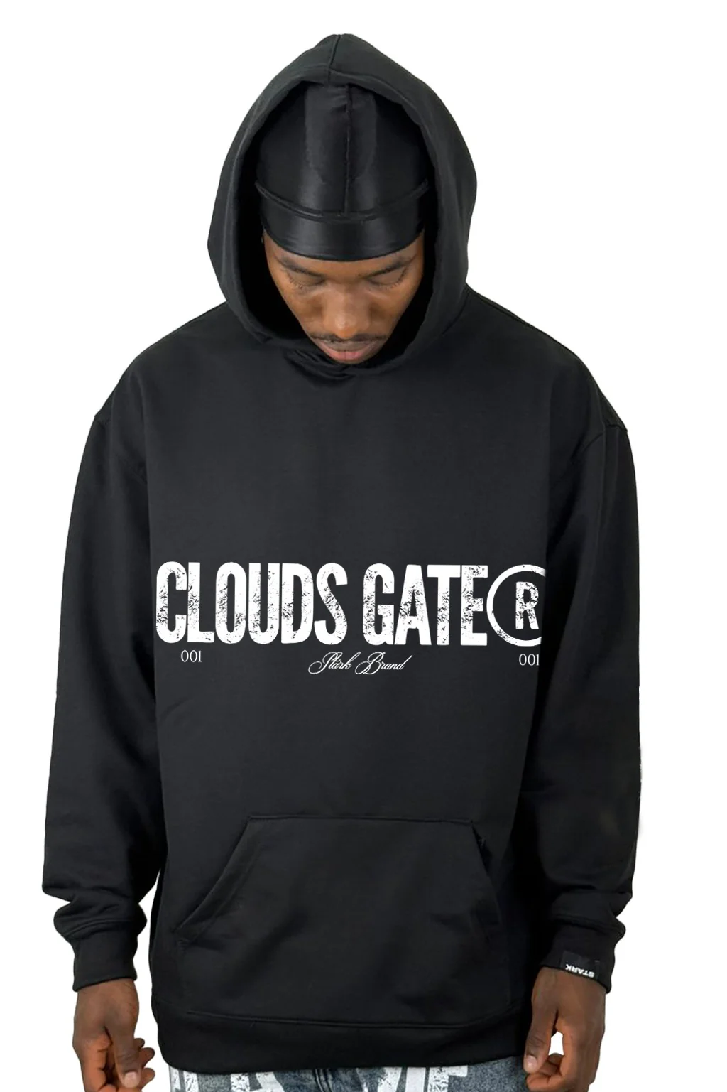Buzo Capucha Negro Clouds Gate - Image 2