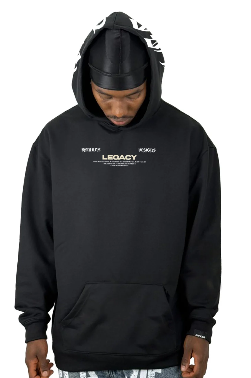 Buzo Capucha Negro Legacy - Image 2
