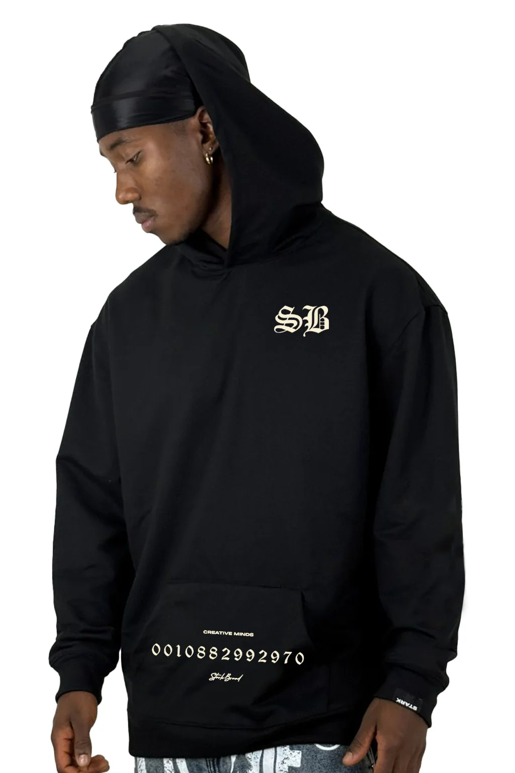 Buzo Capucha Negro SB 2970 - Image 2