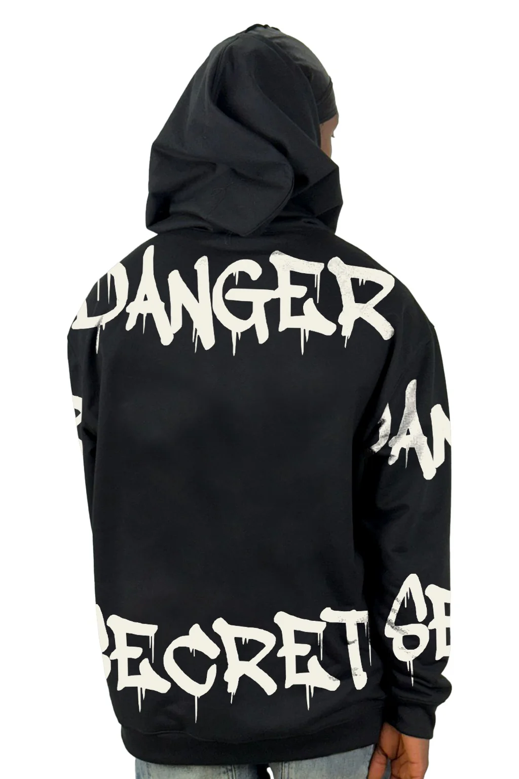 Buzo Capucha Negro Secret Danger - Image 2