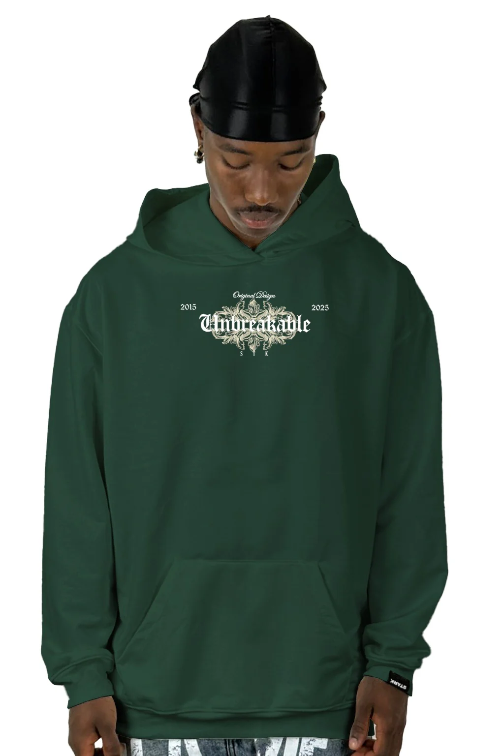 Buzo Capucha Verde Unbreakable - Image 2
