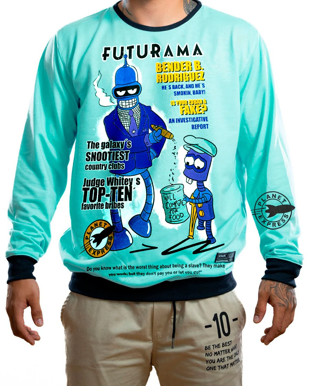 Buzo cielo futurama