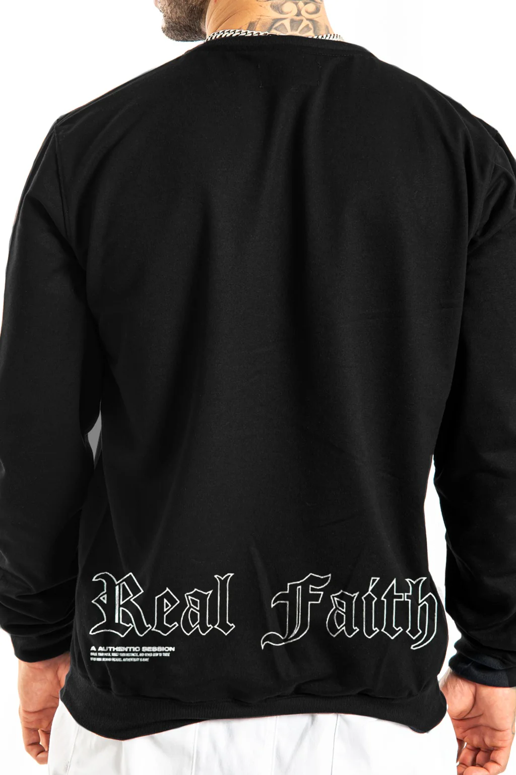 Buzo negro real faith - Image 2