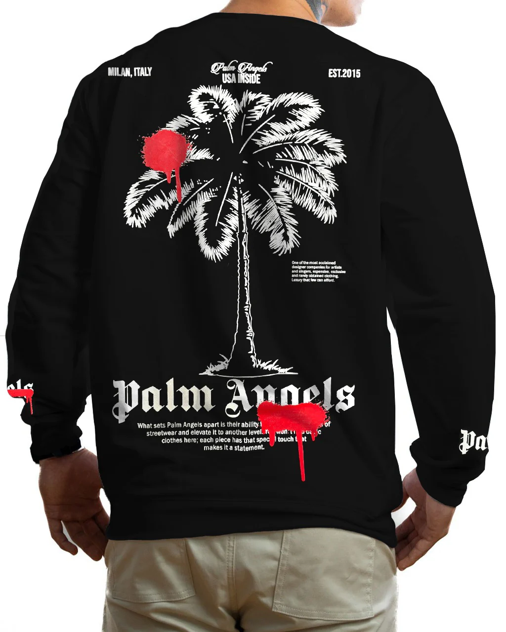Buzo Negro Palm Angels - Image 2