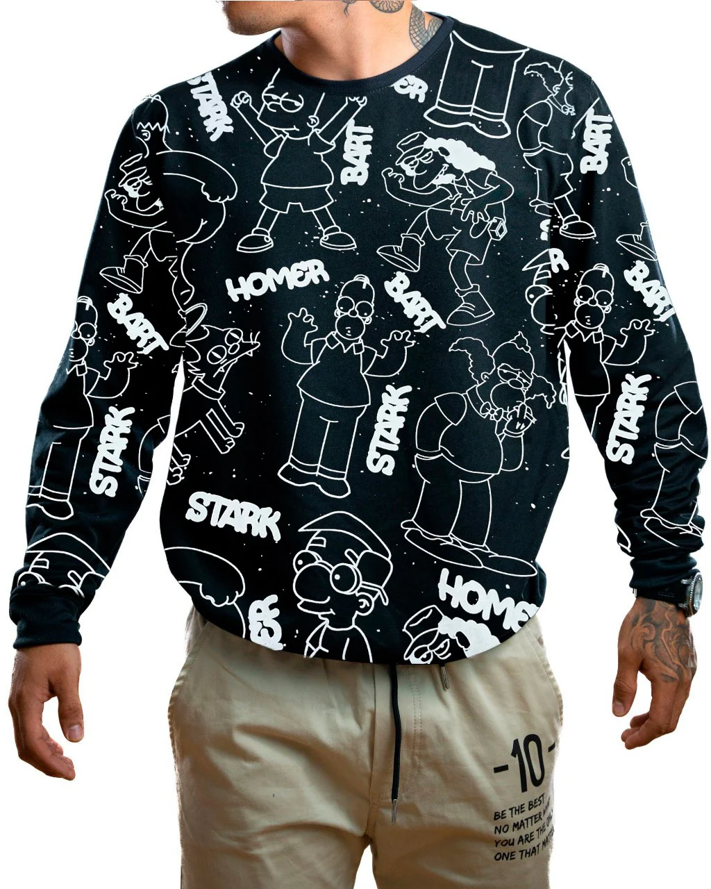 Buzo negro simpsons homer