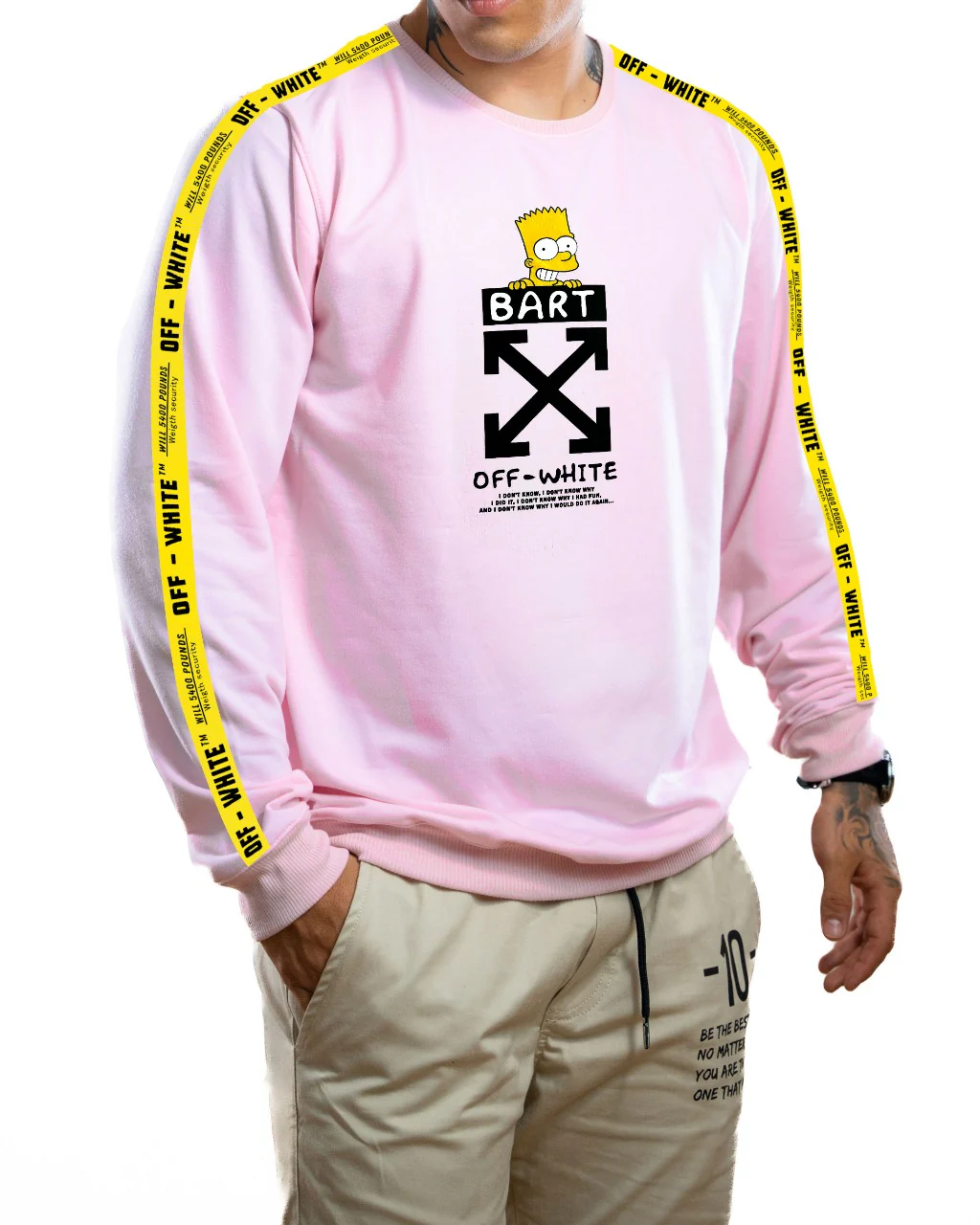 Buzo rosado bart cinta