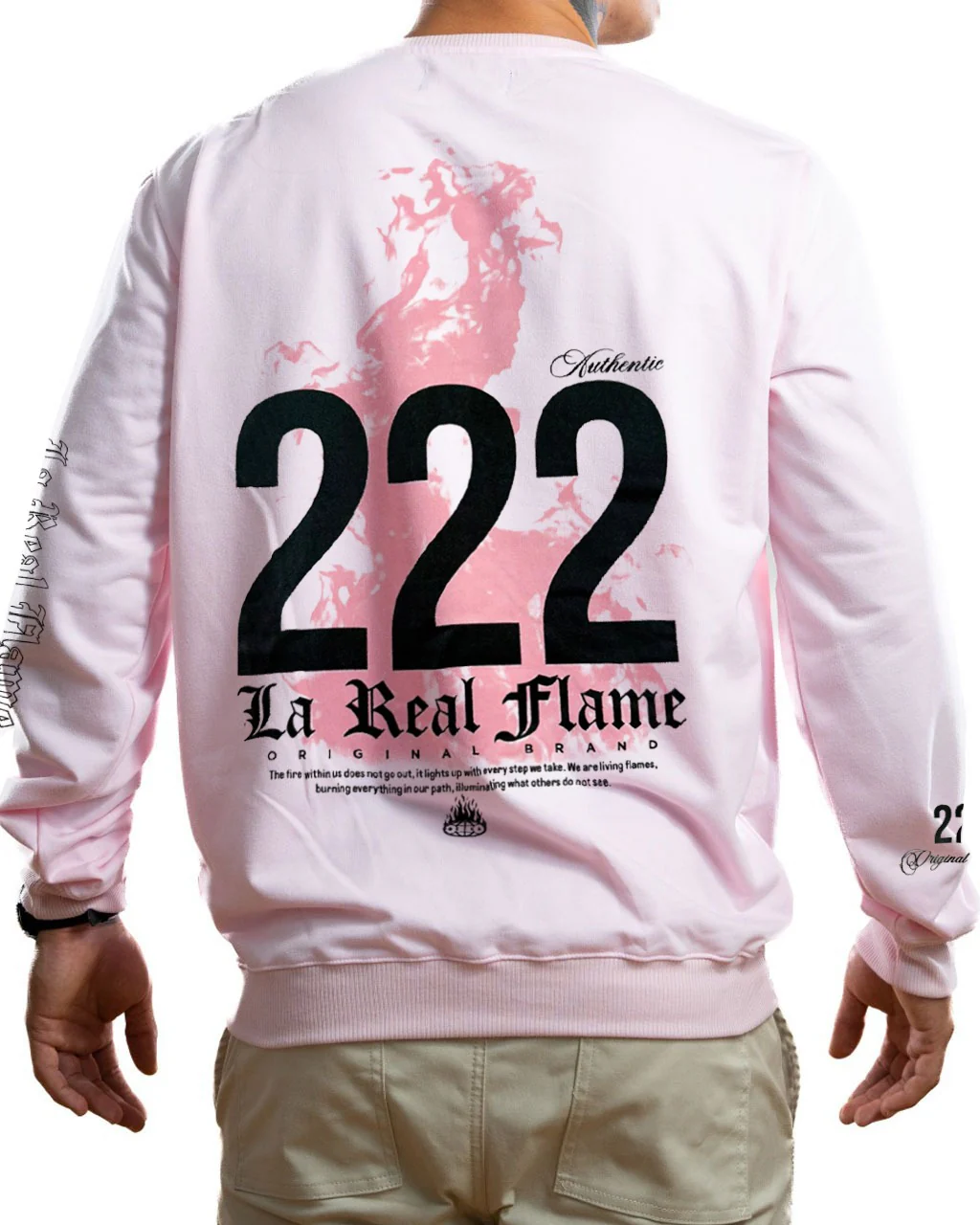 Buzo rosado real flame 222 - Image 2