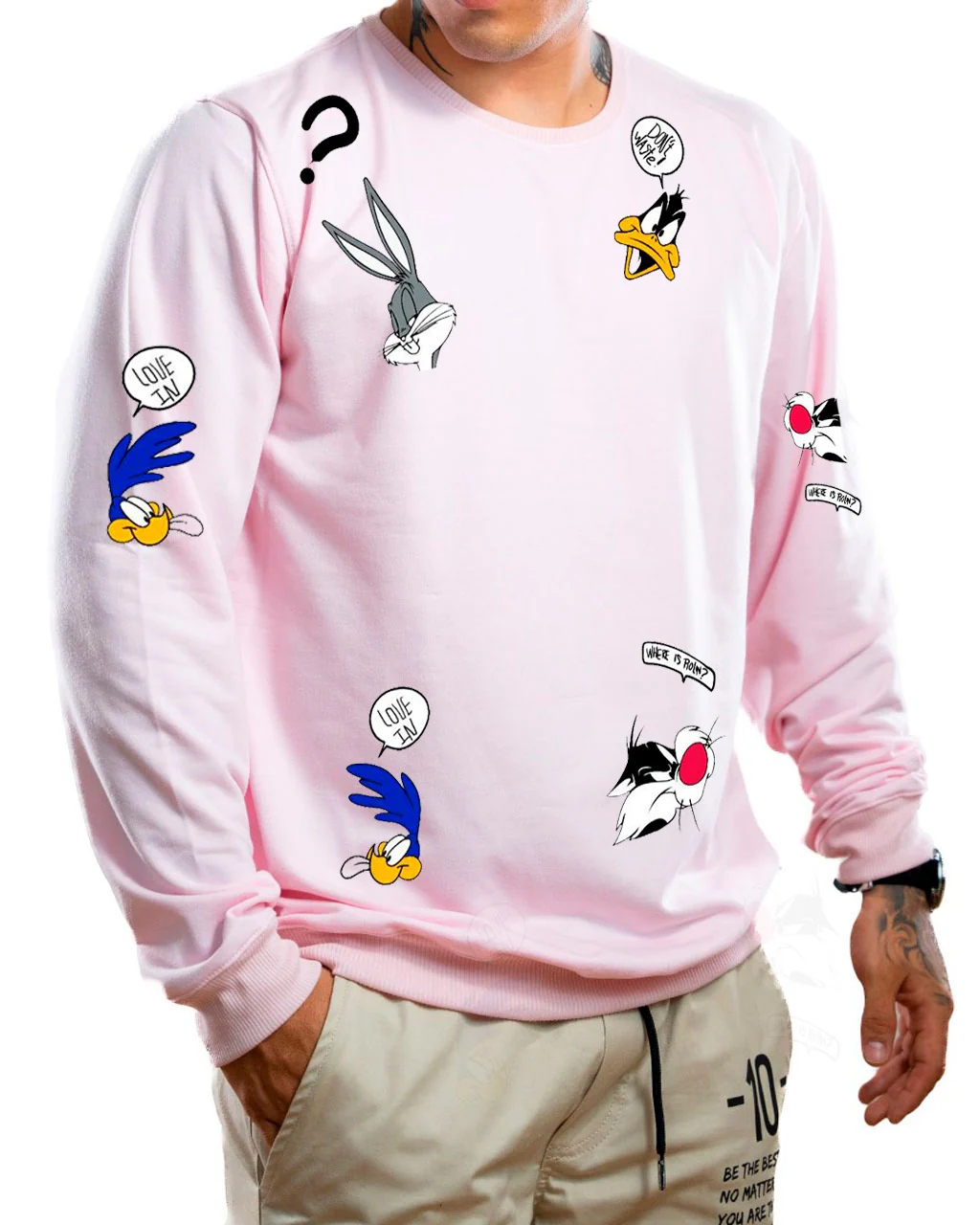 Buzo rosado tunes fondeo