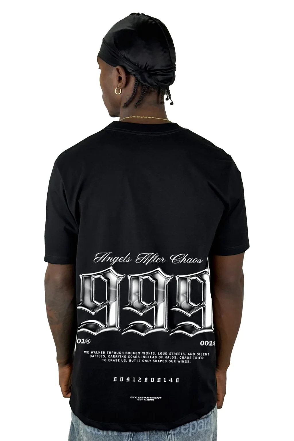 Camiseta Negra Angels After Chaos 999 - Image 2