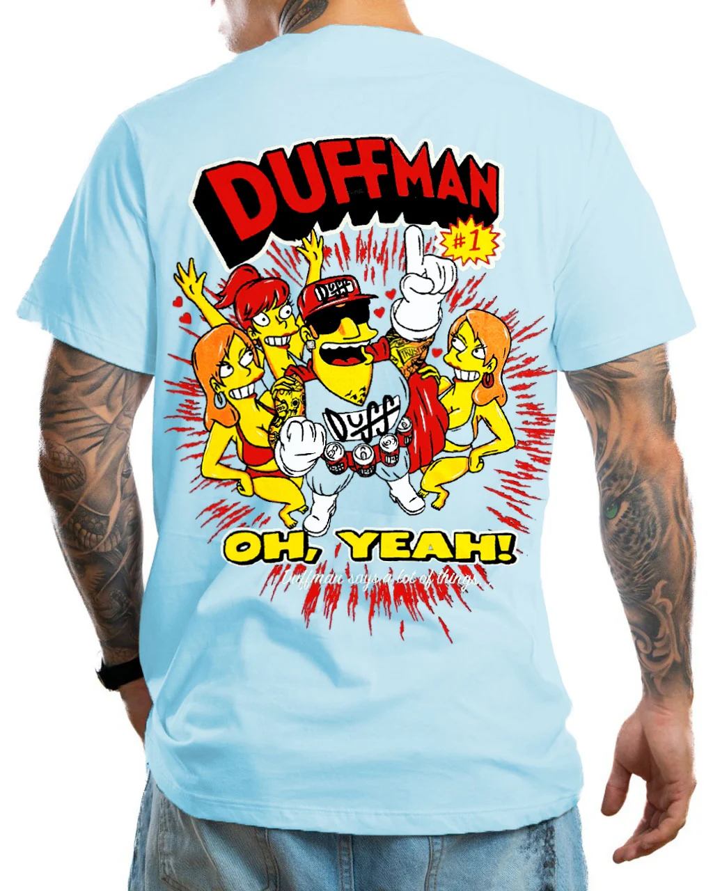 Camiseta Azul Cielo Duffman