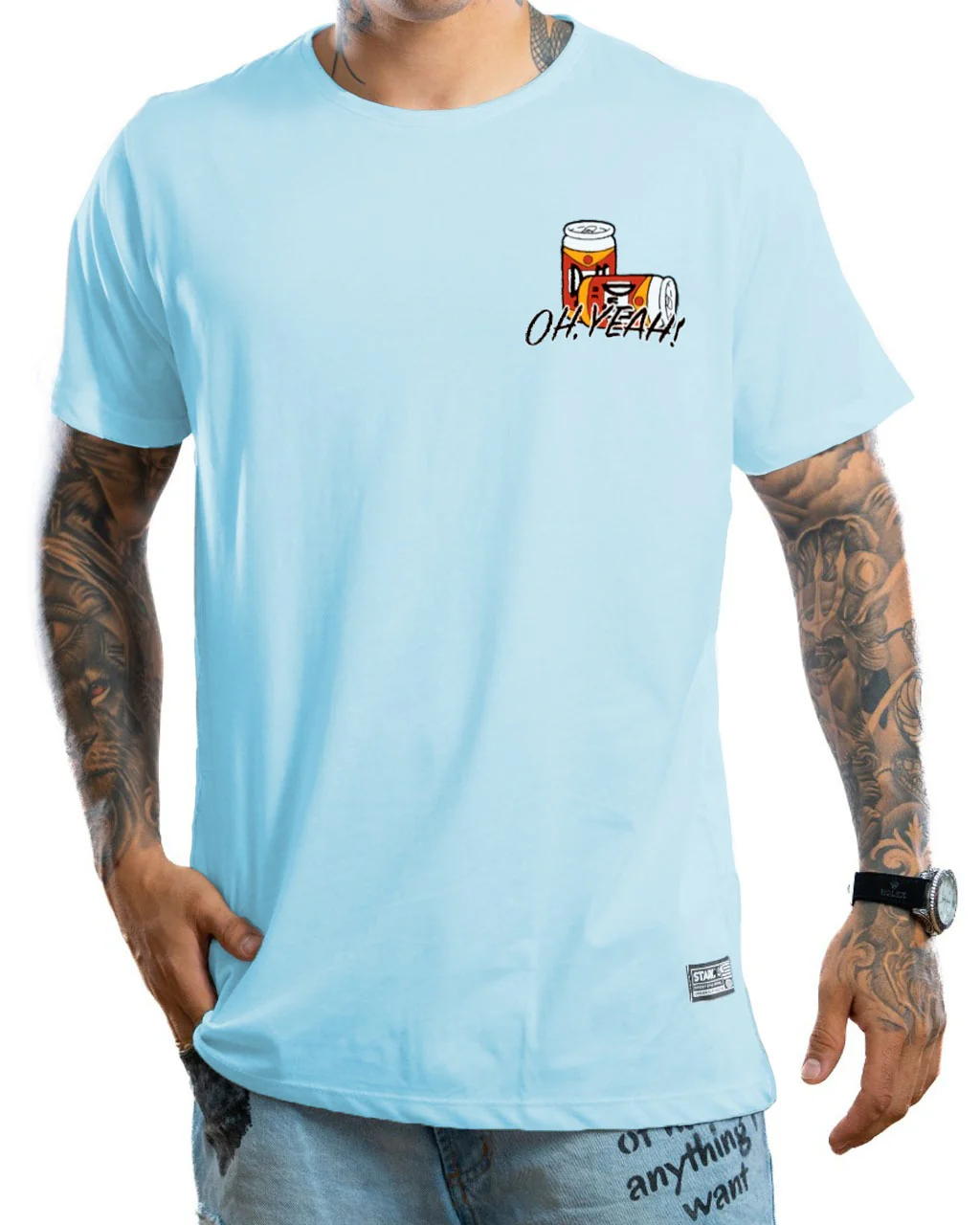 Camiseta Azul Cielo Duffman - Image 2