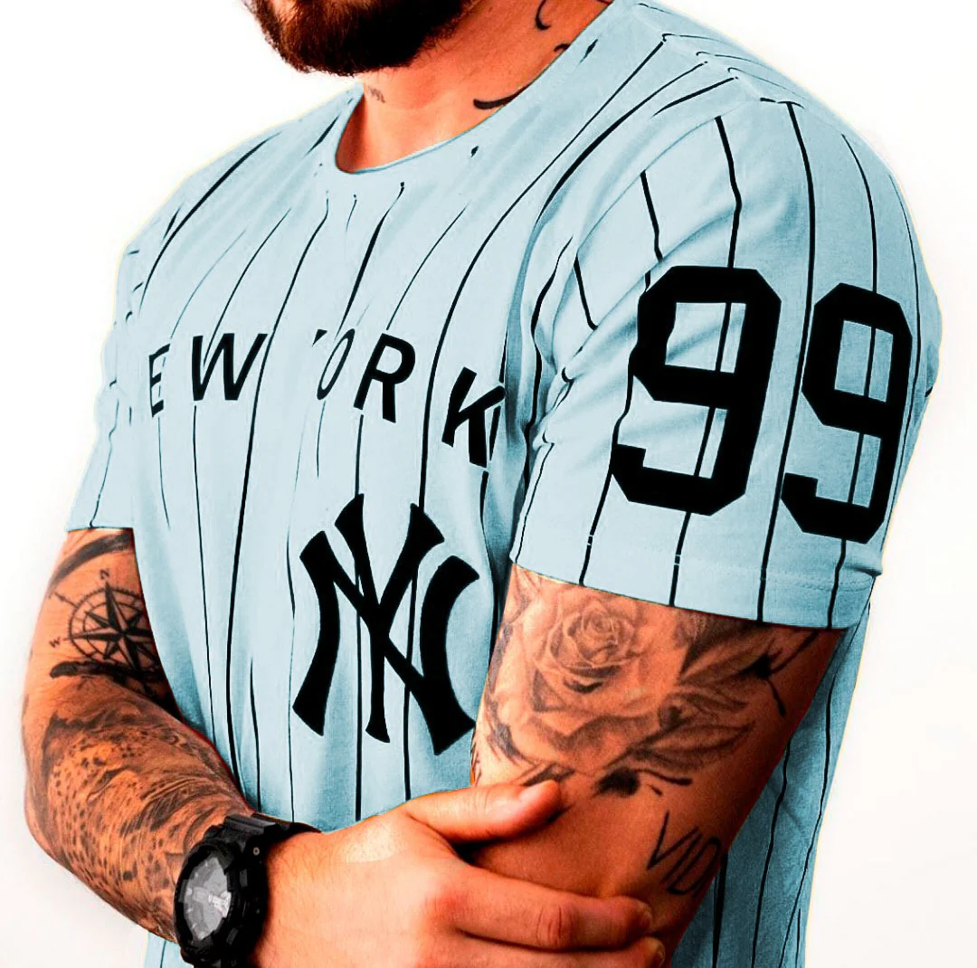 Camiseta Azul Claro NY 99