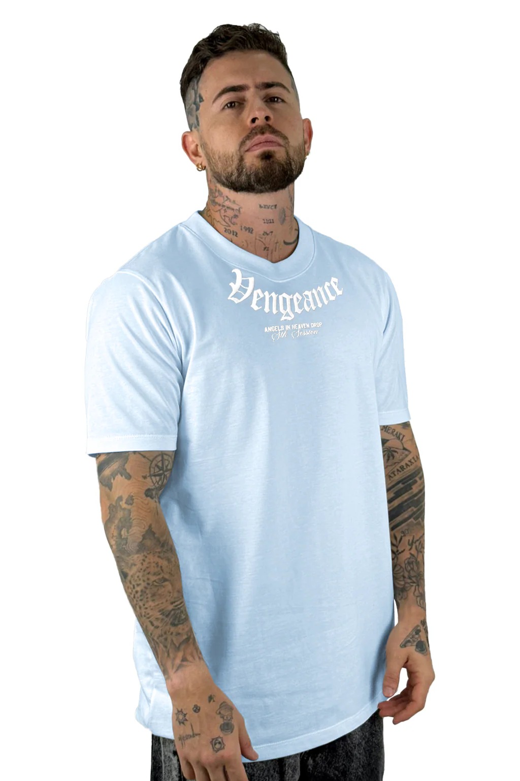 Camiseta Azul Vengeance Alto Gramaje - Image 2