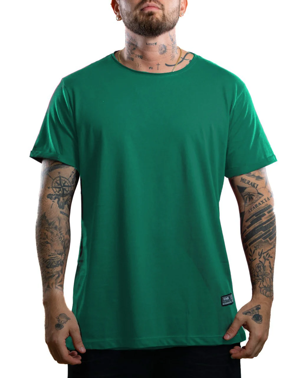 camiseta basica verde cali