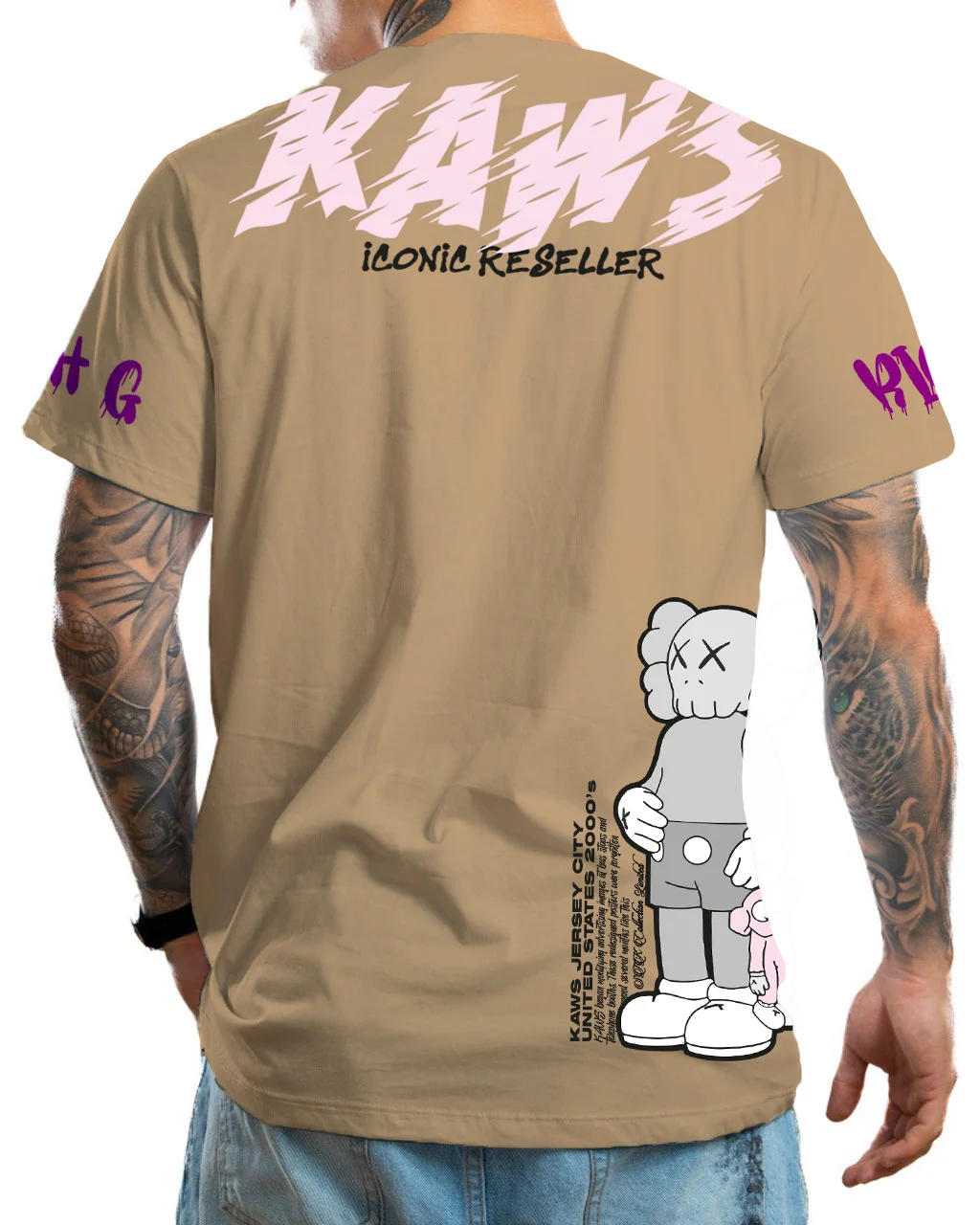 Camiseta beige kws - Image 2