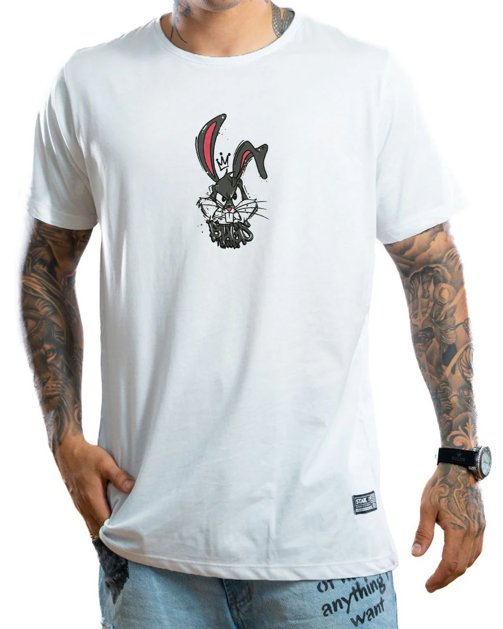 Camiseta Blanca Angry Bugs - Image 2