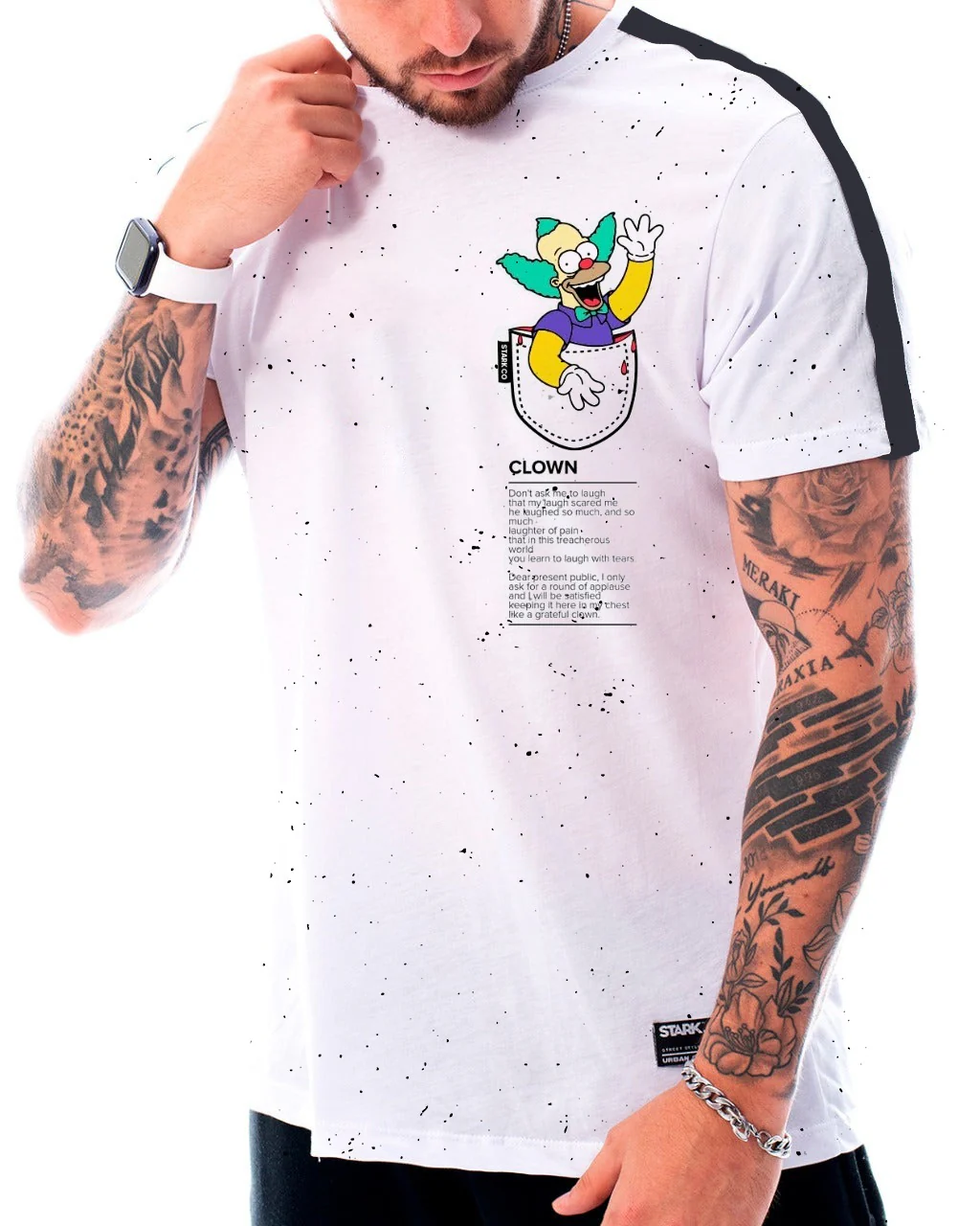 Camiseta Blanca Cinta Krosty