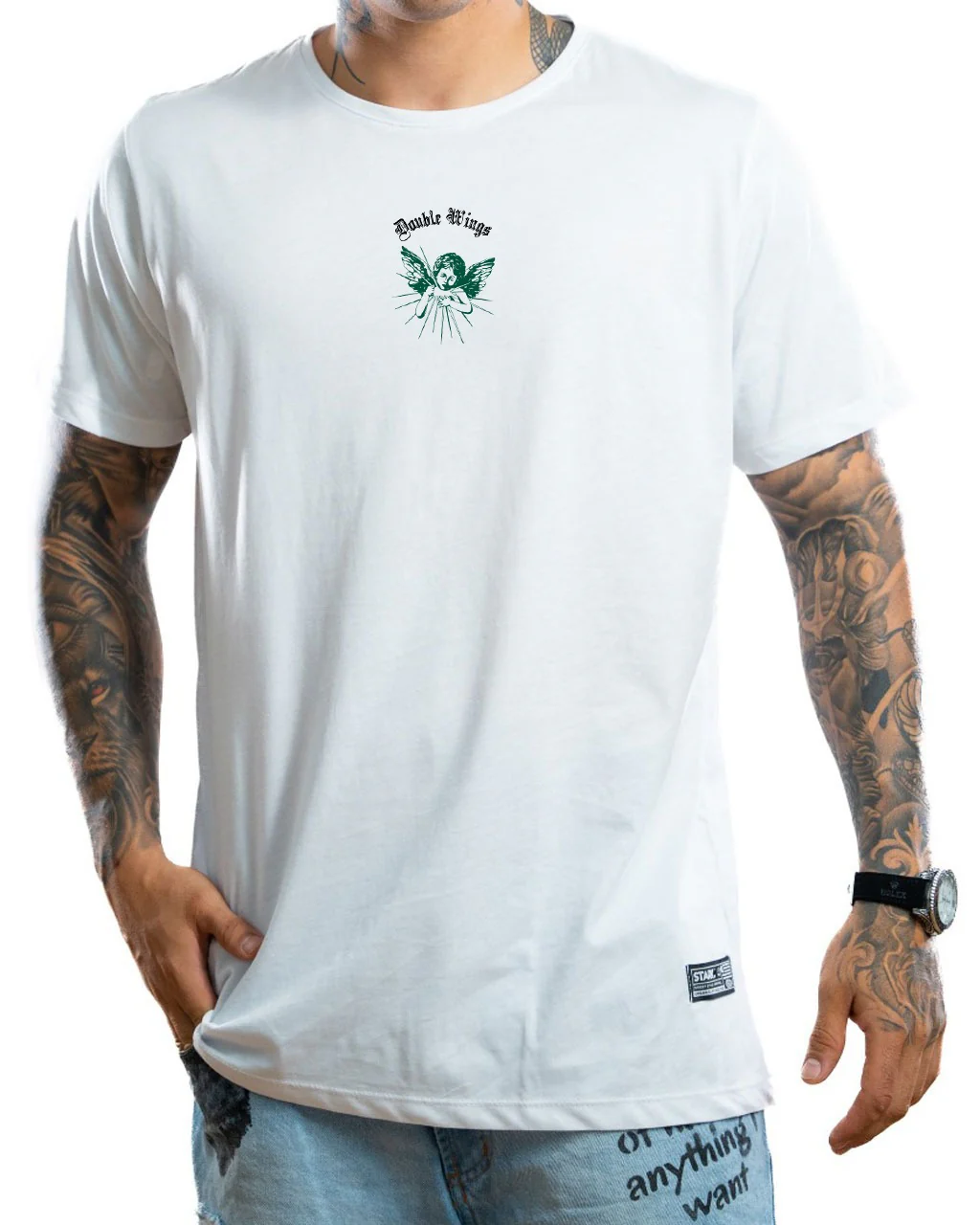 Camiseta Blanca Dark Angel - Image 2