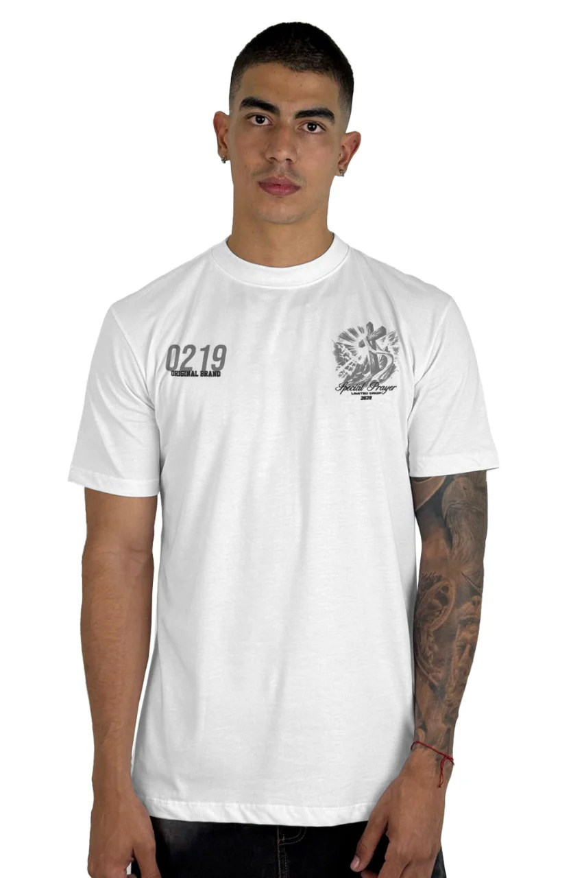 Camiseta Blanca Special Prayer Alto Gramaje - Image 2