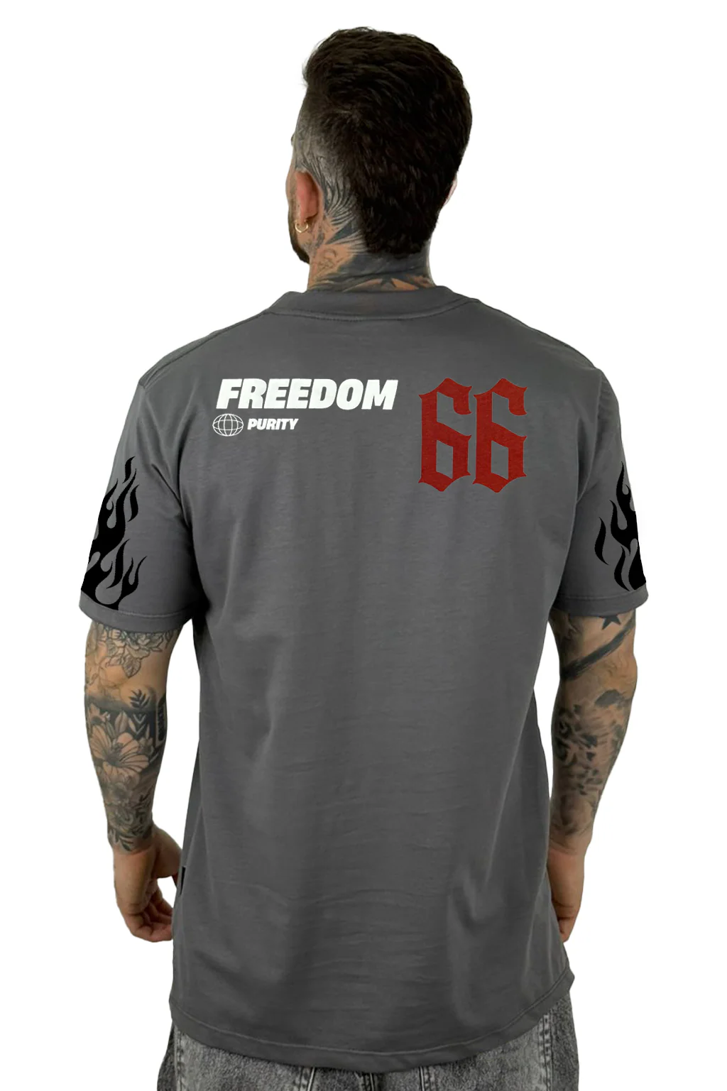Camiseta Gris plomo Purity Alto Gramaje - Image 2