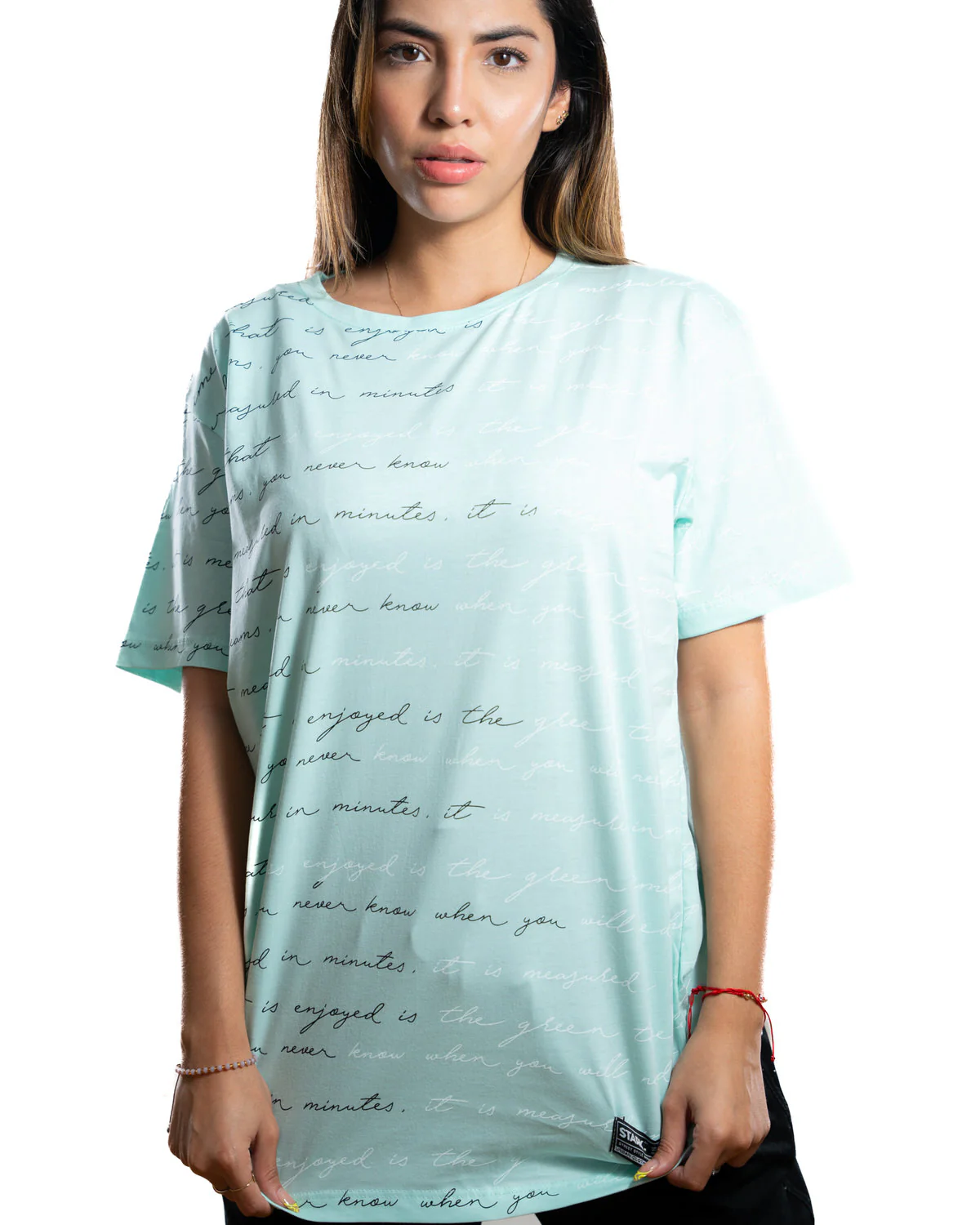 Camiseta firmas azul - Image 2