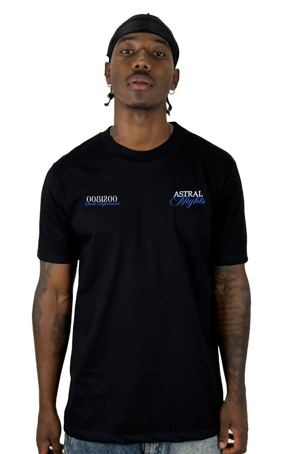 Camiseta Negra Astral Nights Alto Gramaje - Image 2