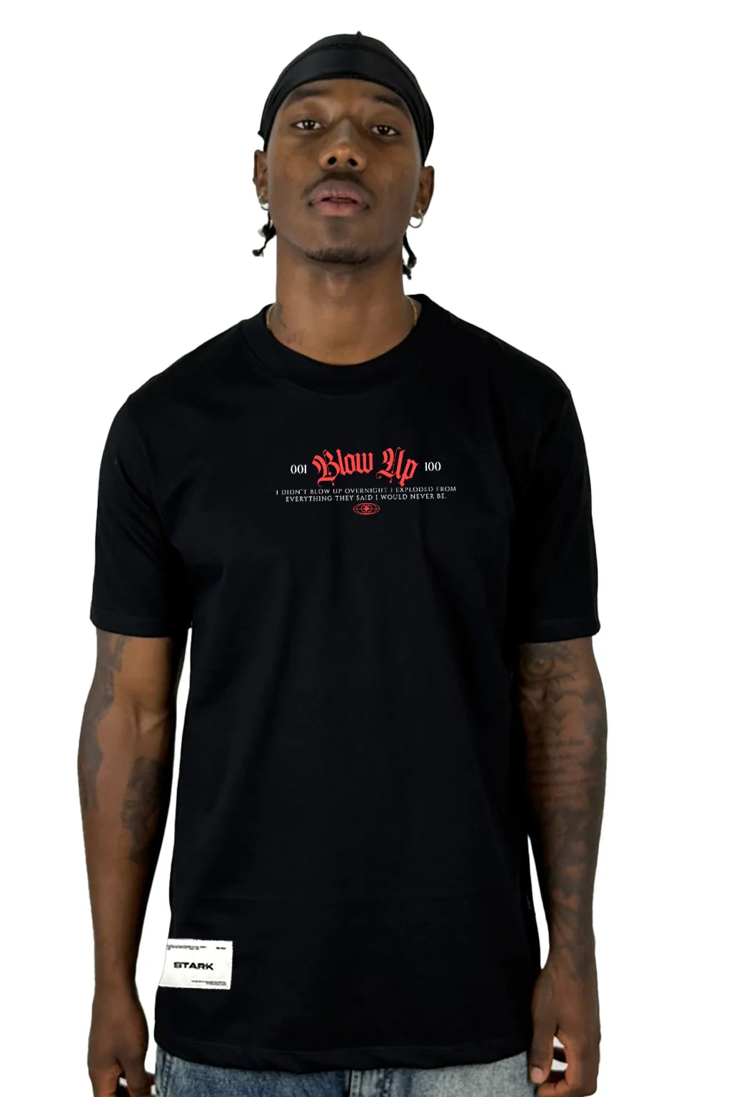 Camiseta Negra Blow Up Angel Alto Gramaje - Image 2