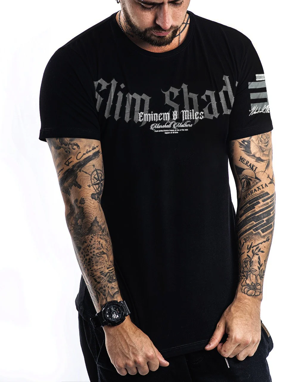 Camiseta Negra Eminem Miles