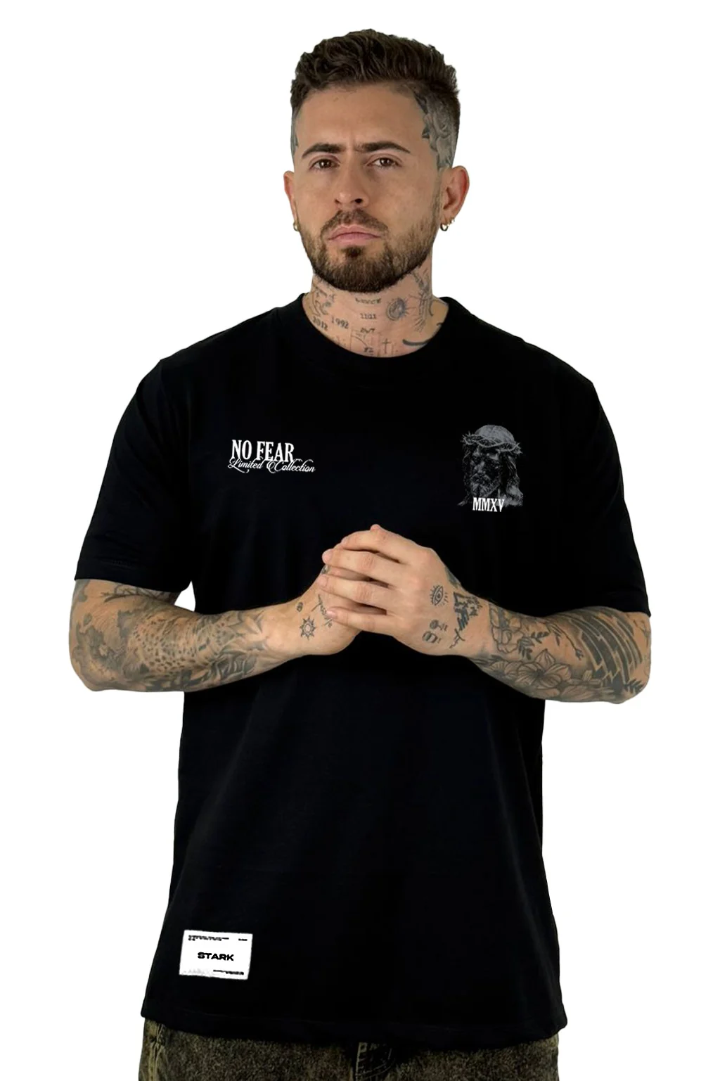 Camiseta Negra No Fear Alto Gramaje - Image 2