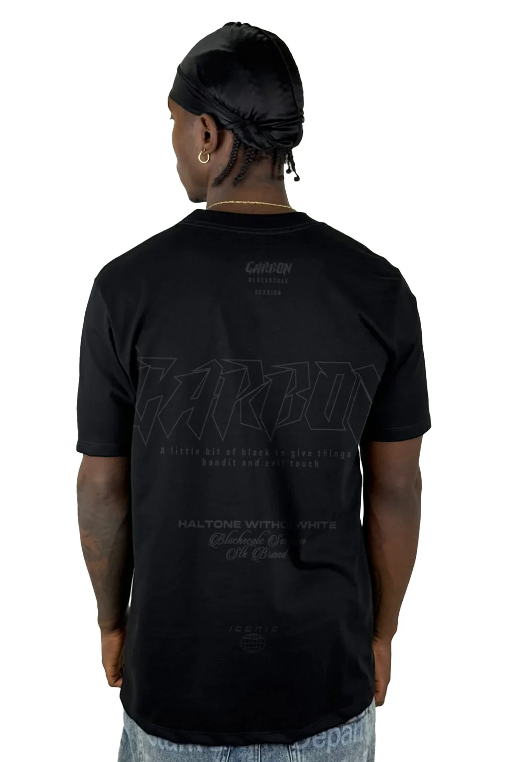 Camiseta Negra Iconic Alto Gramaje - Image 2