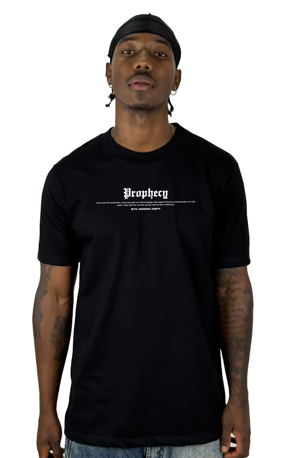 Camiseta Negra Prophecy Alto Gramaje - Image 2