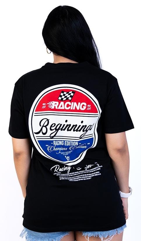 Camiseta Negra Racing Beginnings - Image 3