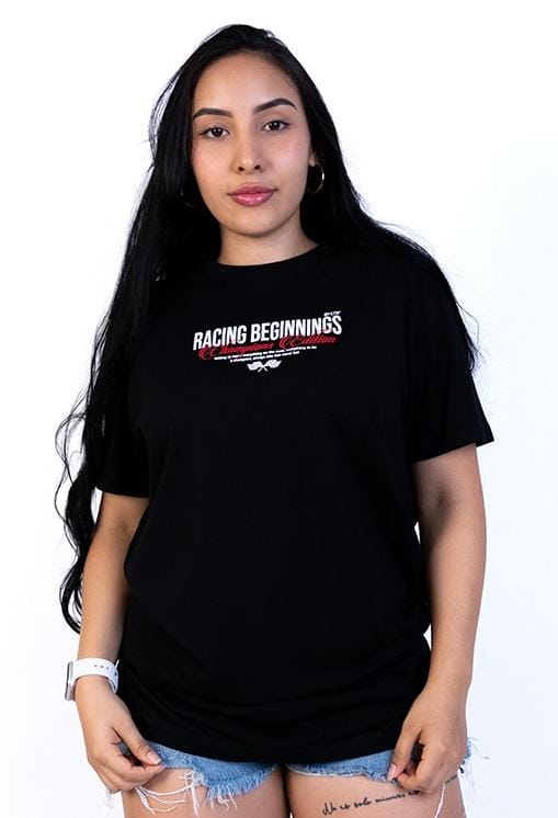 Camiseta Negra Racing Beginnings - Image 4