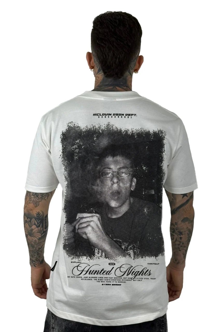 Camiseta crudo Hunted Nights Alto Gramaje - Image 2