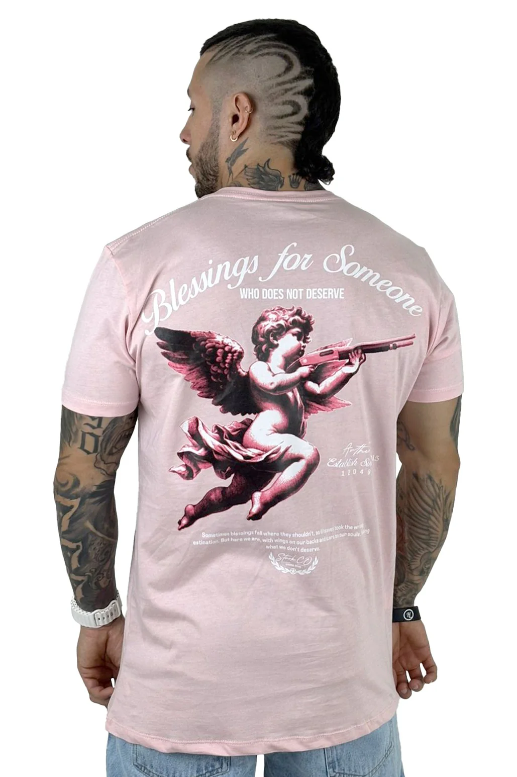 Camiseta Rosada Blessing Someone - Image 2