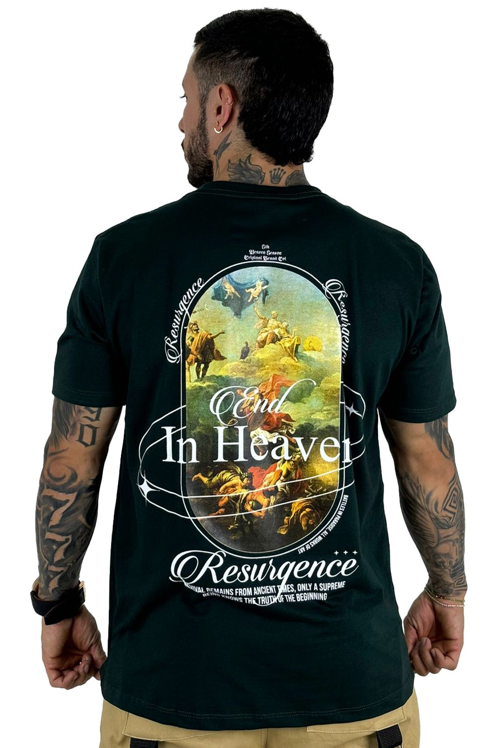 Camiseta Verde End In Heaven