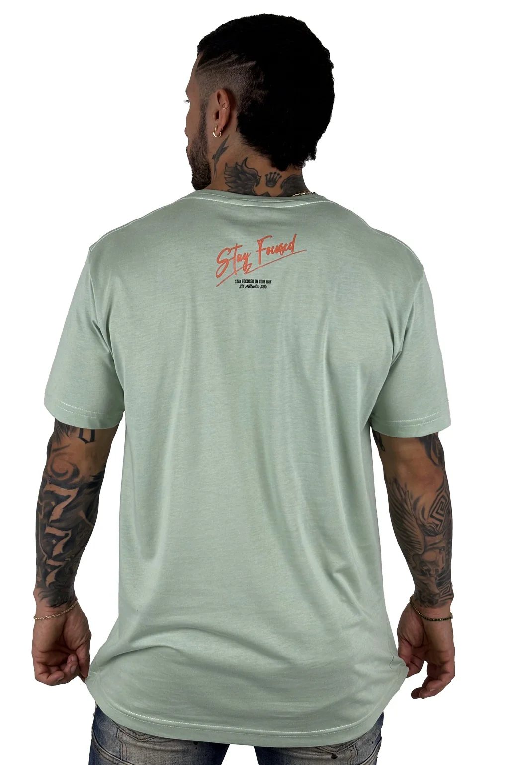 Camiseta Verde Stay Focused - Image 2