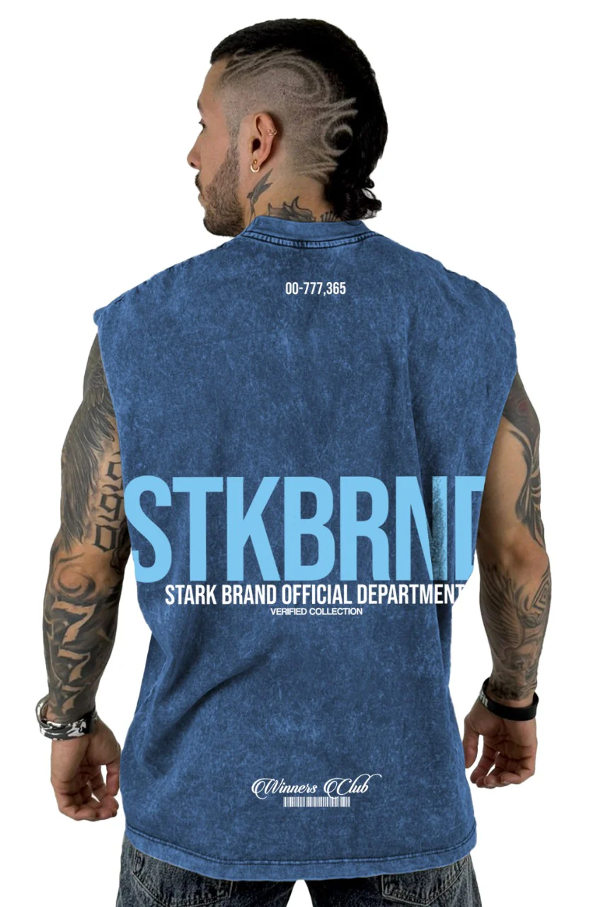Camisilla Alto Gramaje Sky Azul STKBRND 00-777 - Image 2