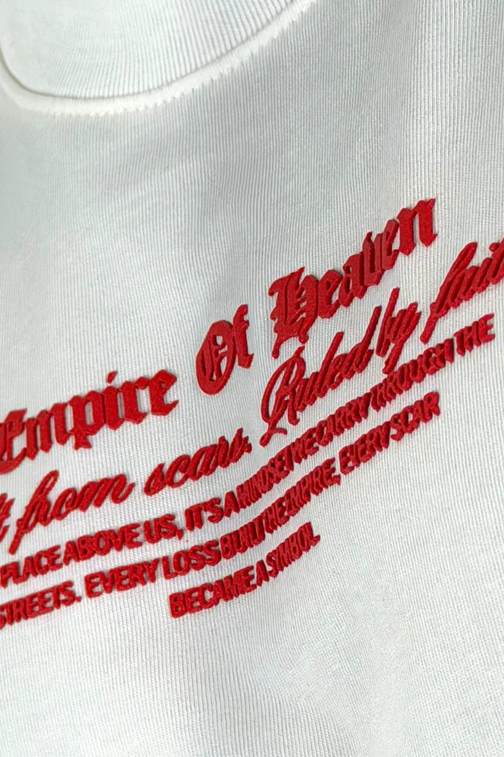 Camisilla Crudo Empire of Heaven alto gramaje - Image 3